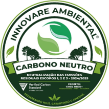 Selo INNOVARE AMBIENTAL — Carbono Neutro — Neutralização das Emissões Residuais Escopos 1, 2 e 3 — 2024/2025 — Verified Carbon Standard — Cikel REDD+