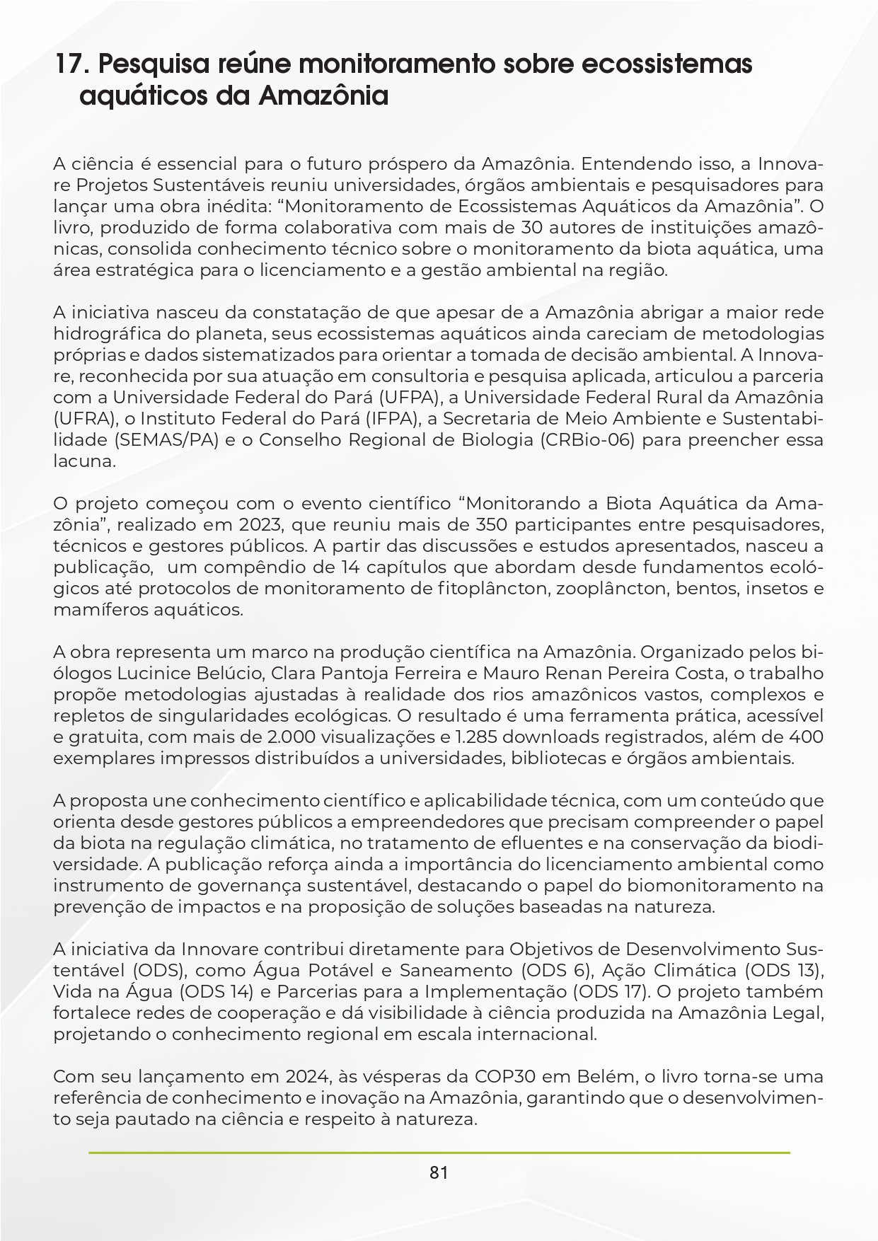 Capa da publicação: Vitrine de Cases / Jornada COP+