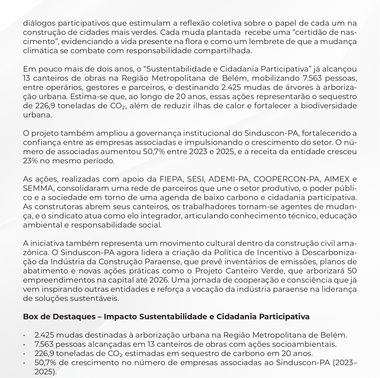 Capa da publicação: Vitrine de Cases / Jornada COP+