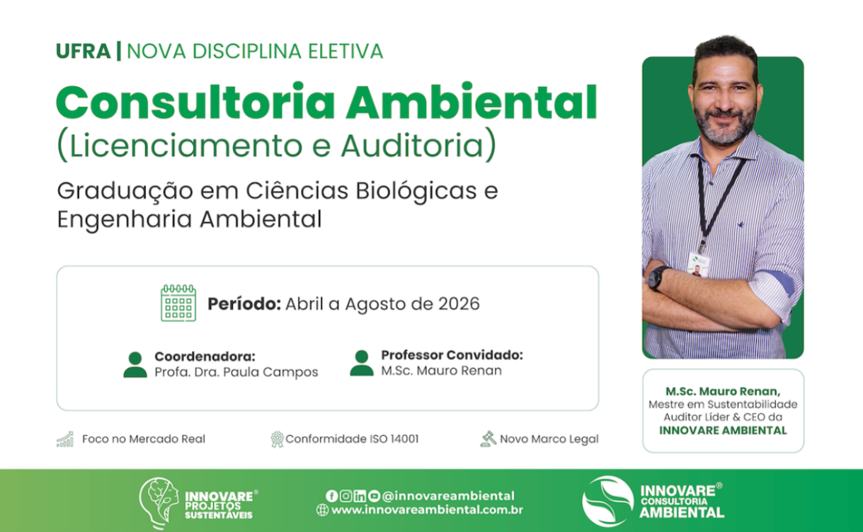 Card da disciplina eletiva Consultoria Ambiental — UFRA