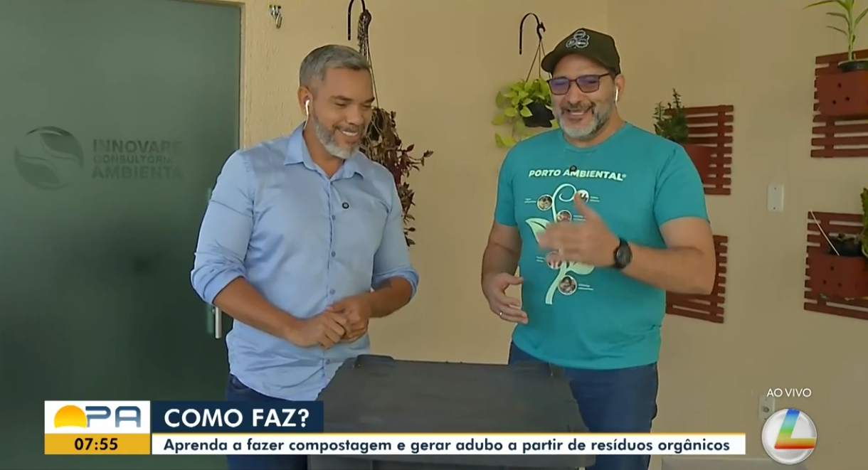 Innovare no Bom Dia Pará: como fazer compostagem doméstica no quadro COMO FAZ